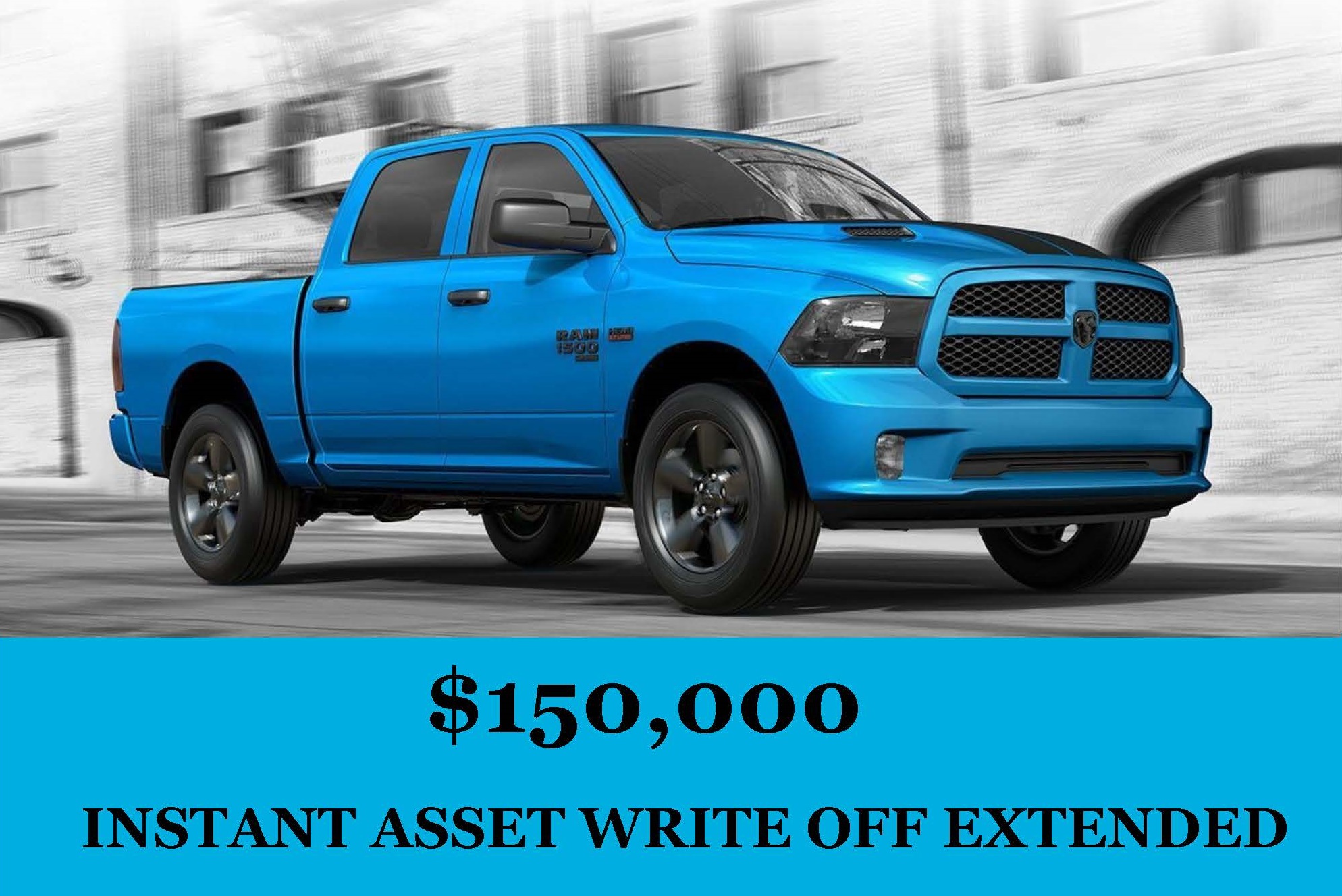 $150,000 Instant Asset Write Off Extended