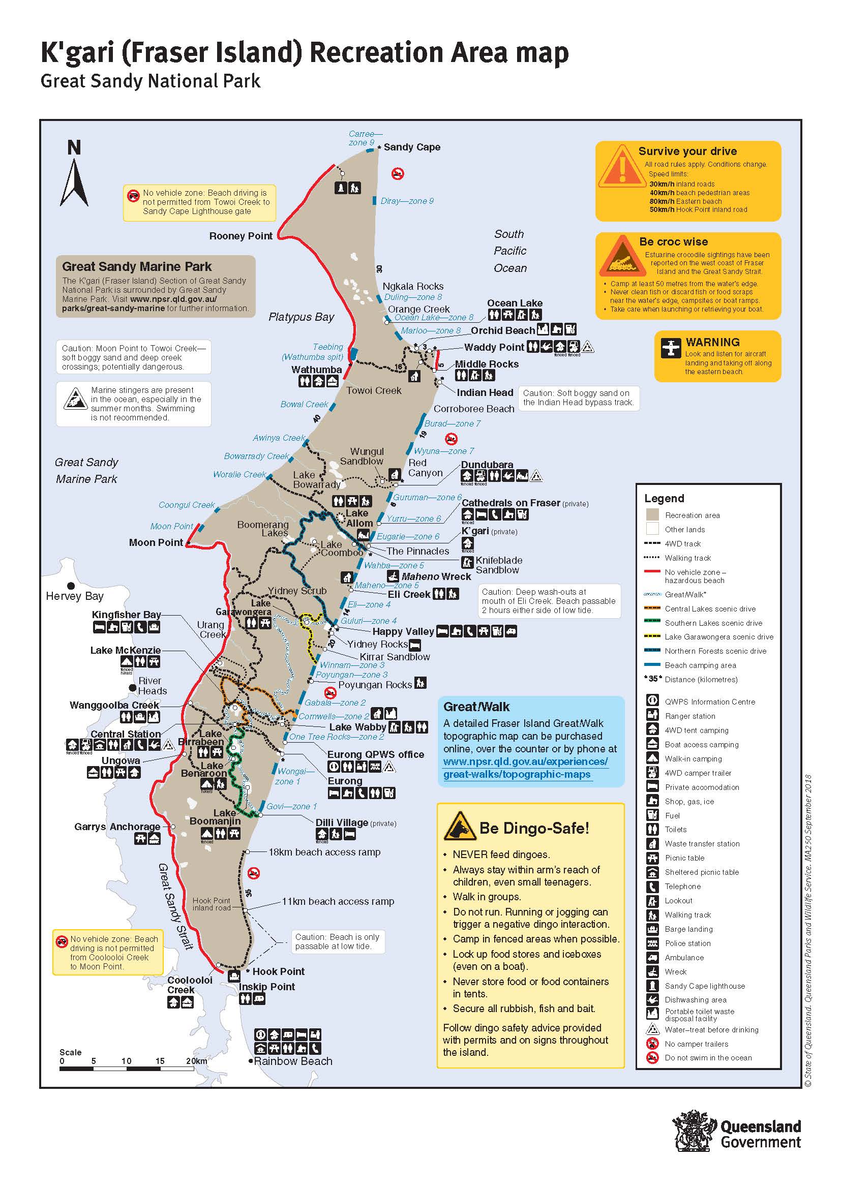 fraser-island-map - AAA Finance and Insurance Sunshine Coast