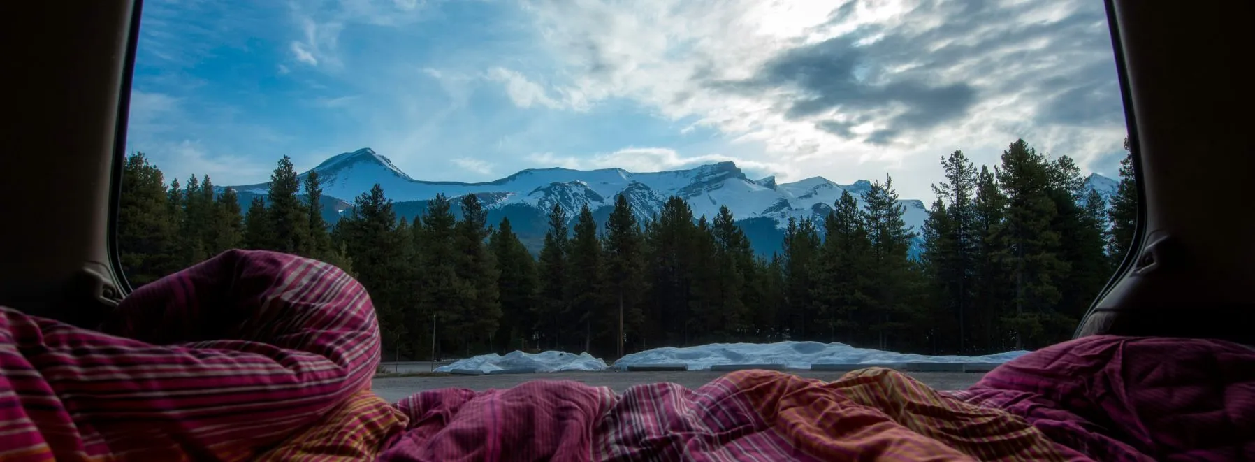 Scenic mountain view from a caravan window – Caravan Loan Calculator
